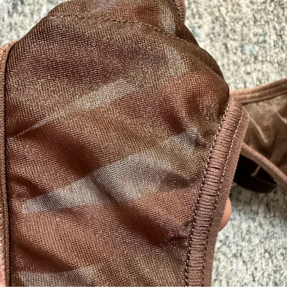 🆕Skims Glissenette Garter Belt Cocoa - Picture 5 of 6